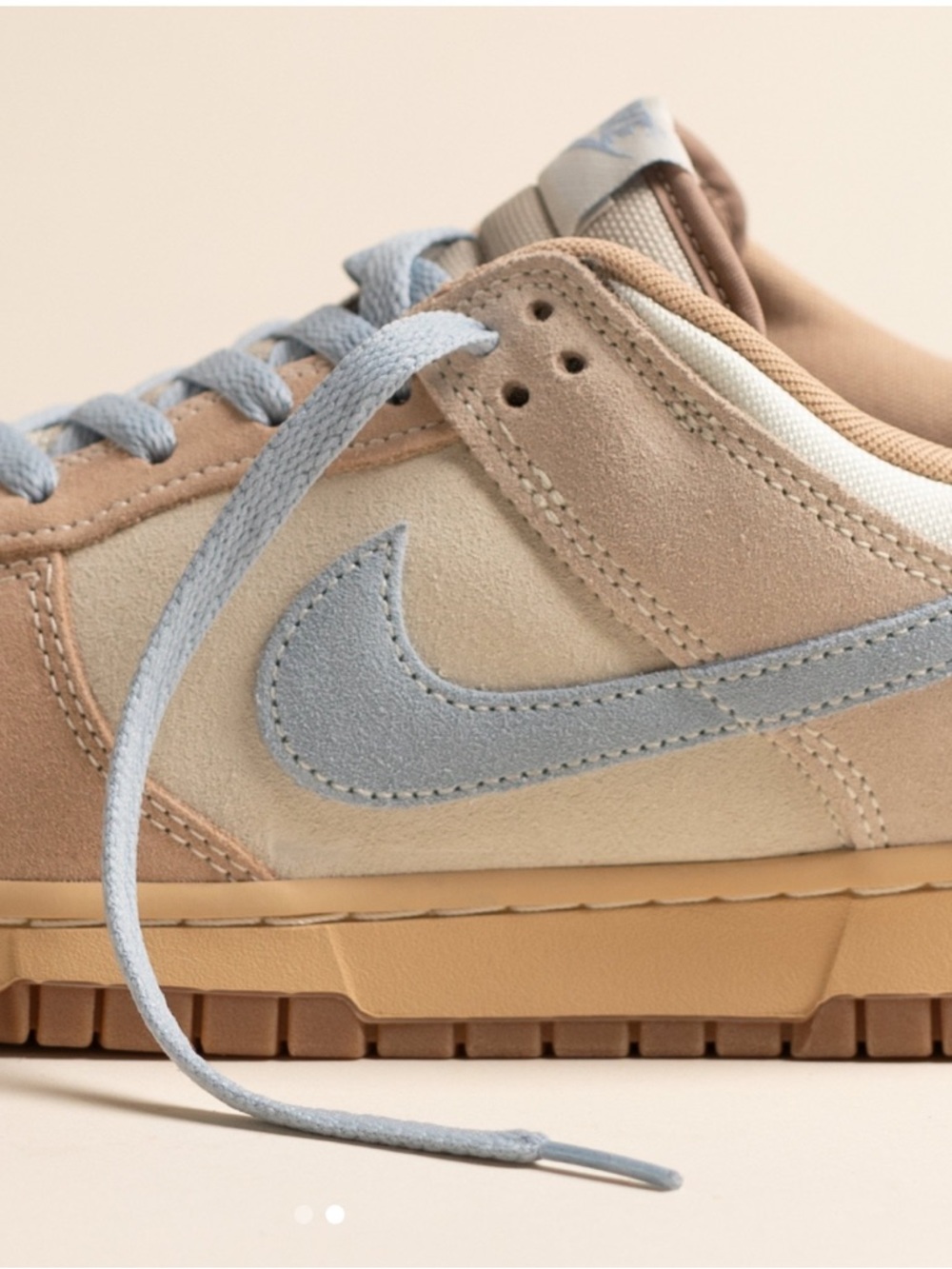 Nike Dunk Low Sanddrift Light Armory Blue Sneaker - Picture 4 of 11